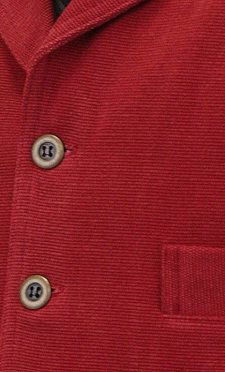 Sand Mountain Brushed Cotton Vest - Red