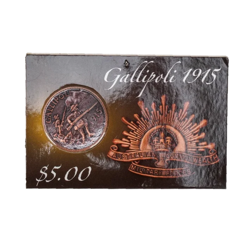 "Sands of Gallipoli" Commemorative Coin - Army & Outdoors - Collectables & Rarities