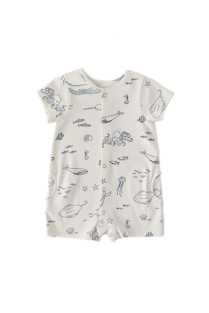 Short Sleeve Romper - Life Aquatic