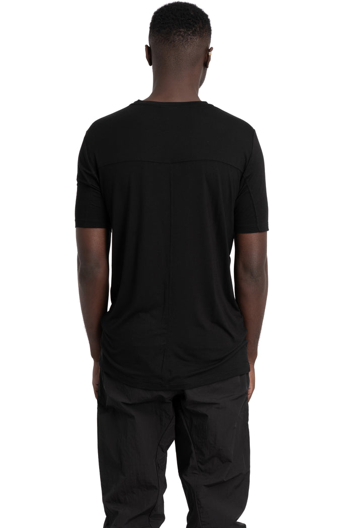 Thom Krom | SS26 - V-neck t-shirt, Black MTS945