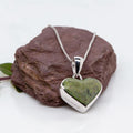 Solvar Sterling Silver Connemara Marble Heart Pendant