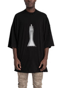 Rick Owens DRKSHDW | SS26 Temple - Tommy T-Shirt , Statueprint DU02F4259 RNEP5 0911