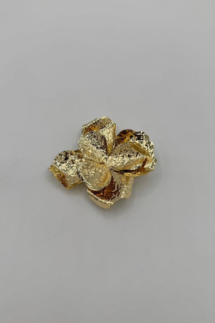 Tres Chic Flower Gold