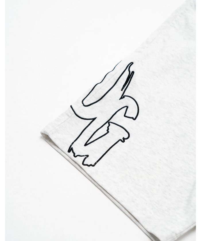 UNDRGROUND Omerta Shorts (White Marl)