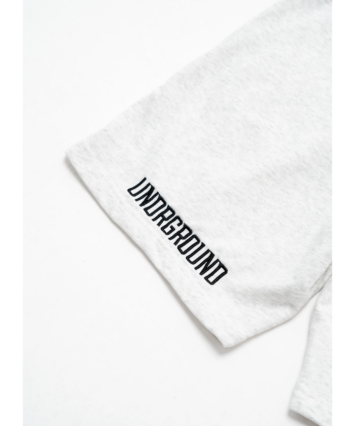 UNDRGROUND Omerta Shorts (White Marl)
