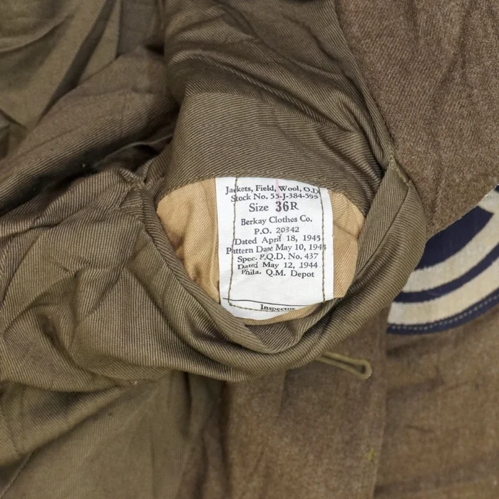 US Army Air Force WW2 Ike Jacket - 36R, Small - US Army Surplus - Field Jackets