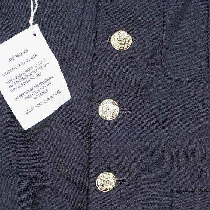 US Army Blue Service Dress Jacket - 38L, Small - US Army Surplus - Dress Jackets