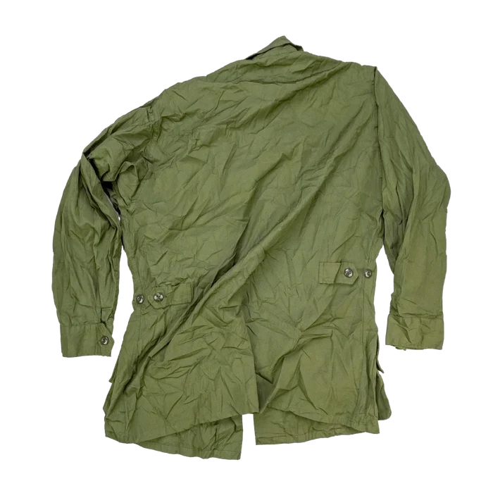 USGI 2nd Pattern Olive Jungle Fatigue Shirt - Large Long - US Army Surplus - Field Shirts