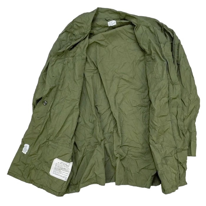 USGI 2nd Pattern Olive Jungle Fatigue Shirt - Large Long - US Army Surplus - Field Shirts