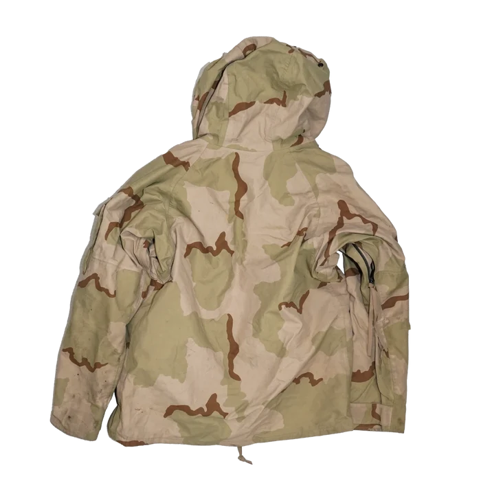 USGI 3 Colour Desert Wet Weather Jacket - Medium Regular - US Army Surplus - Rain Jackets