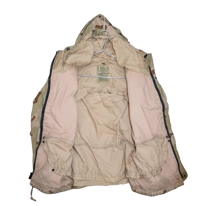 USGI 3 Colour Desert Wet Weather Jacket - Medium Regular - US Army Surplus - Rain Jackets