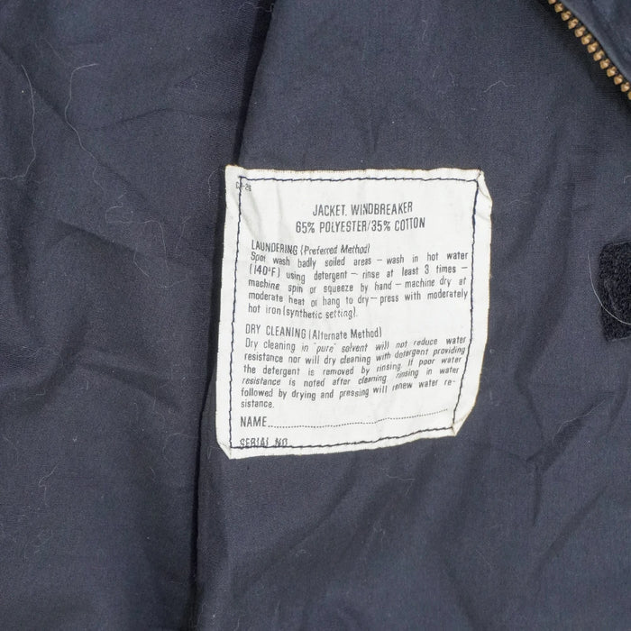 USGI 80s Black Windbreaker Jacket - 48L, 2XLarge - US Army Surplus - Field Jackets