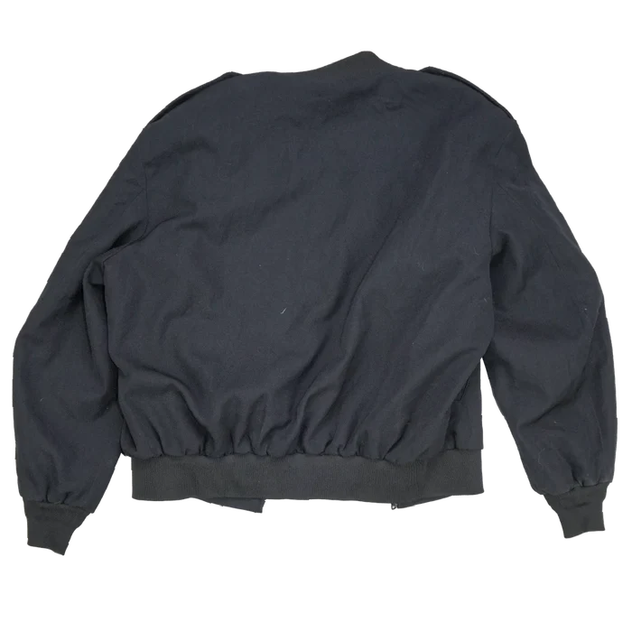 USGI 90s Officers Black Windbreaker Jacket - Large - US Army Surplus - Field Jackets