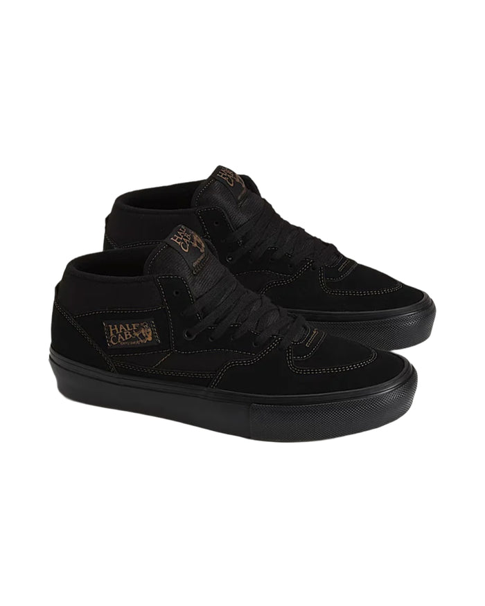 VANS SKATE HALF CAB (BLK/BLK/BROWN)