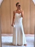 Nina is 5'8" & Wears Size UK 6|Verity Floral Maxi Dress - Cream