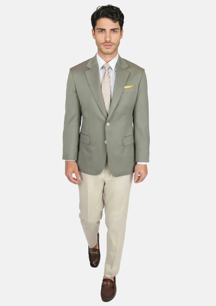 Verona Sage Twill Jacket - SARTORO