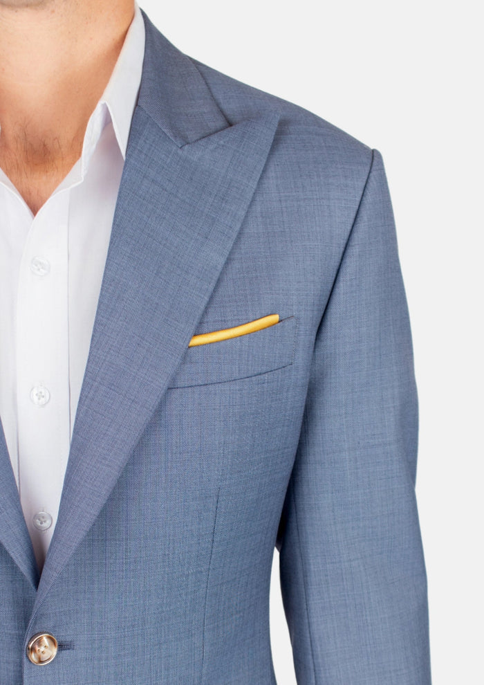 Bryant Vista Blue Sharkskin Jacket - SARTORO