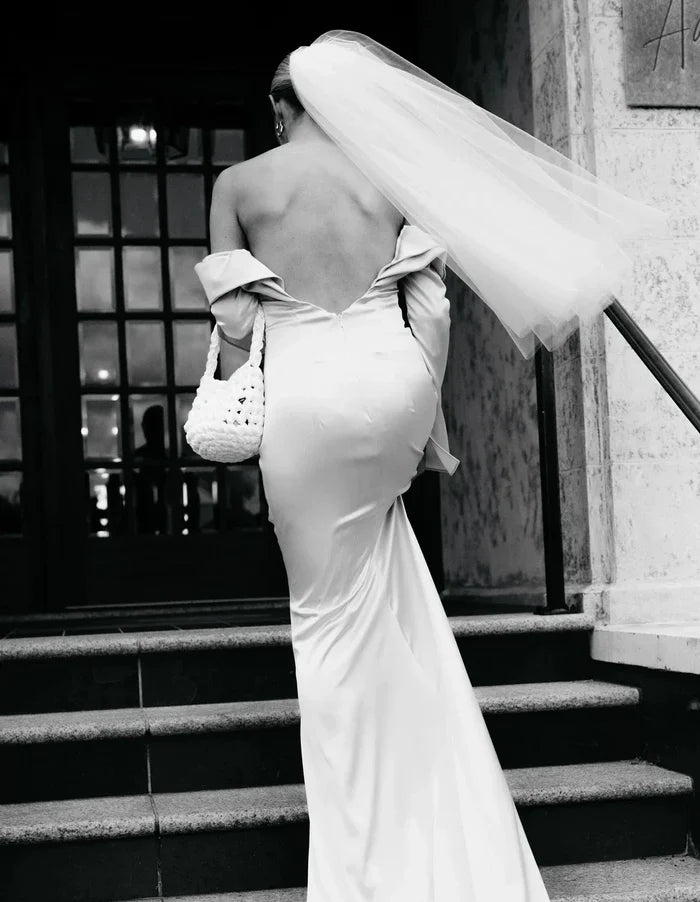 White Handmade Bridal Bag