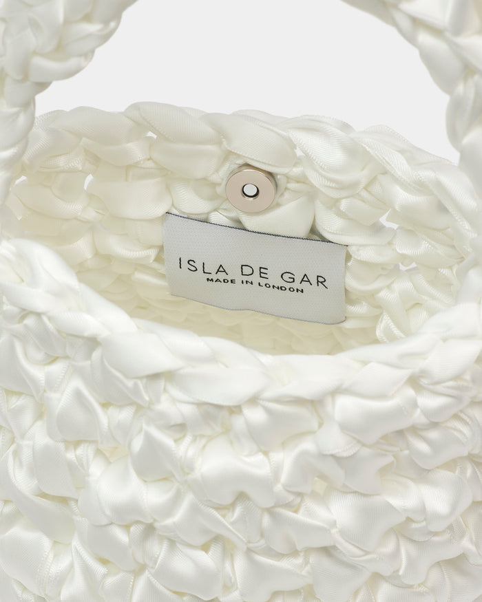 White Handmade Bridal Bag