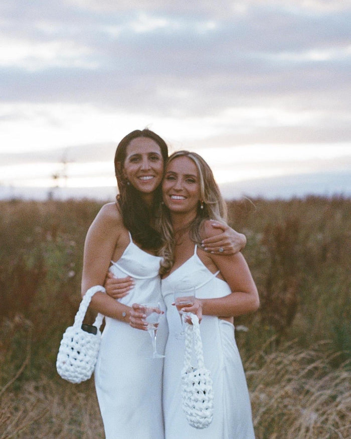 White Handmade Bridal Bag