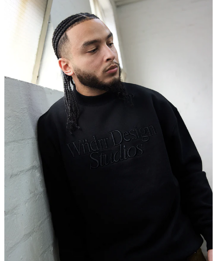 WNDRR Atelier Crew Sweat (Black)