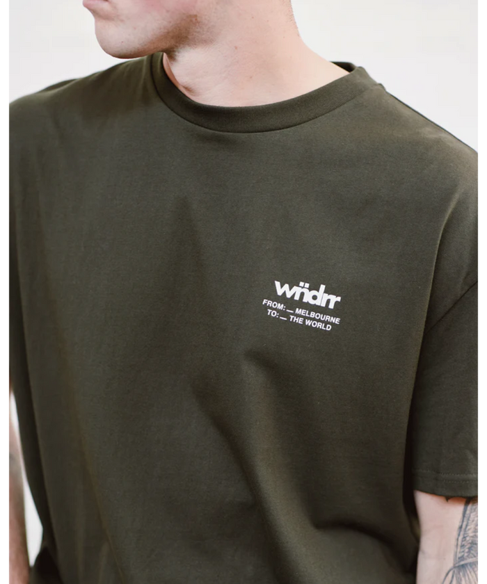 WNDRR Benny Box Fit Tee (Black)