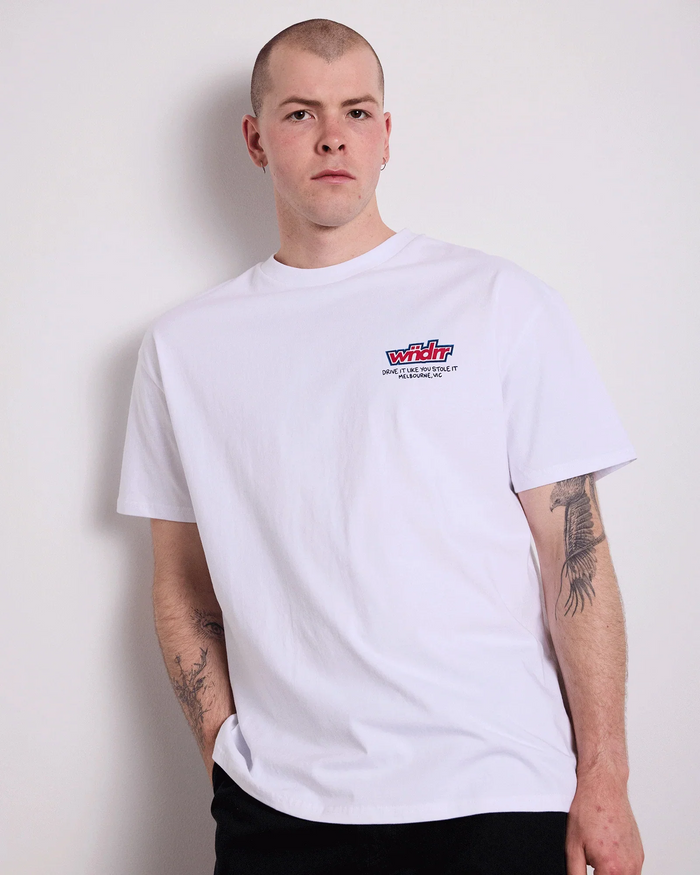WNDRR Ripshift Box Tee (White)