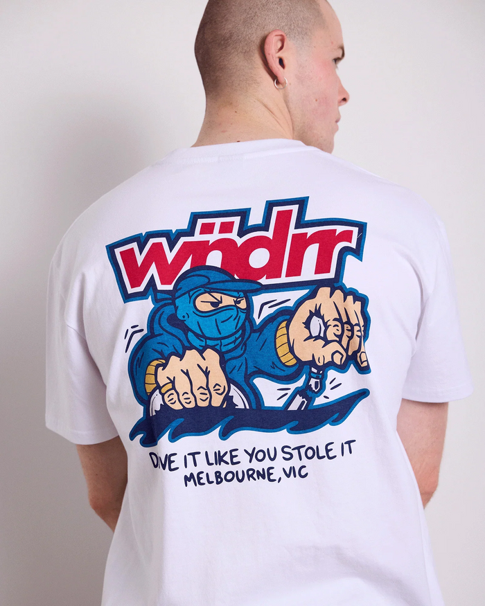 WNDRR Ripshift Box Tee (White)