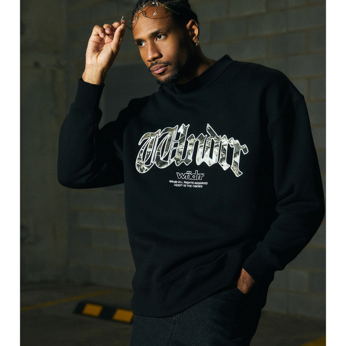 WNDRR Rogue Crew Sweat (Black)