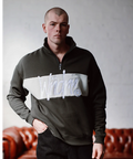 WNDRR STARTER PANEL 1/4 ZIP SWEAT (INK)
