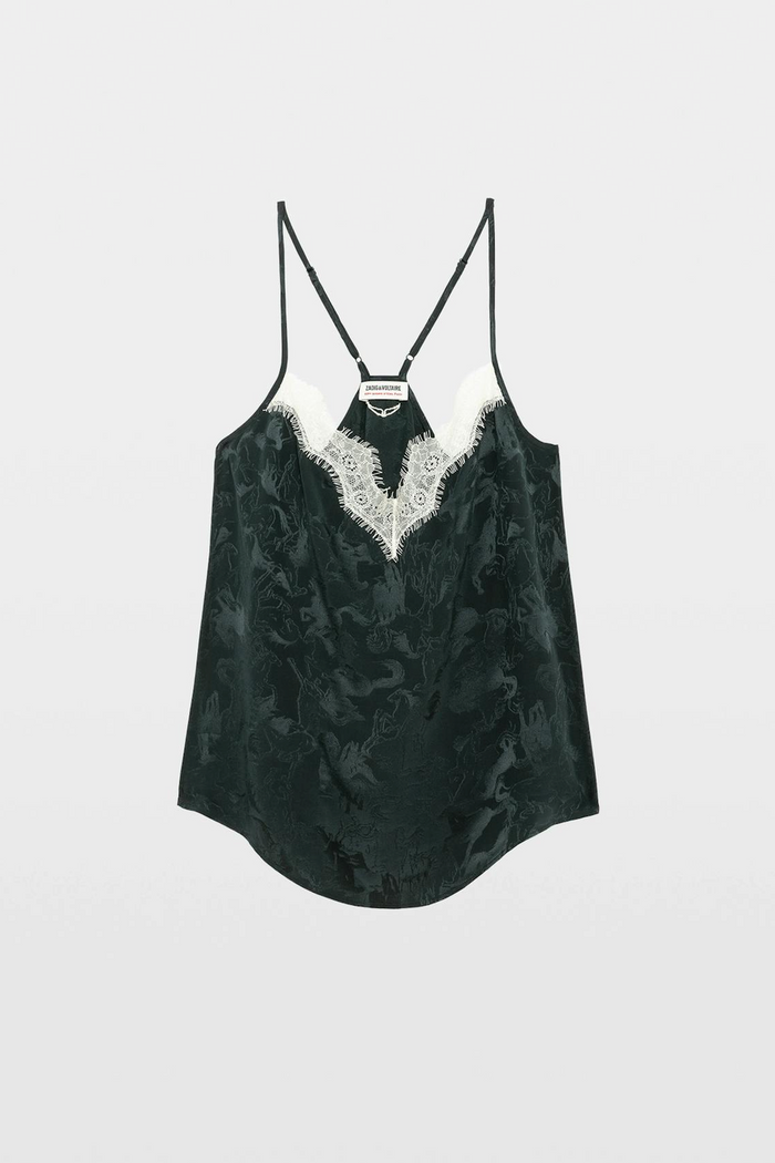 Zadig & Voltaire Cespa Jac Horses Top - Gloom