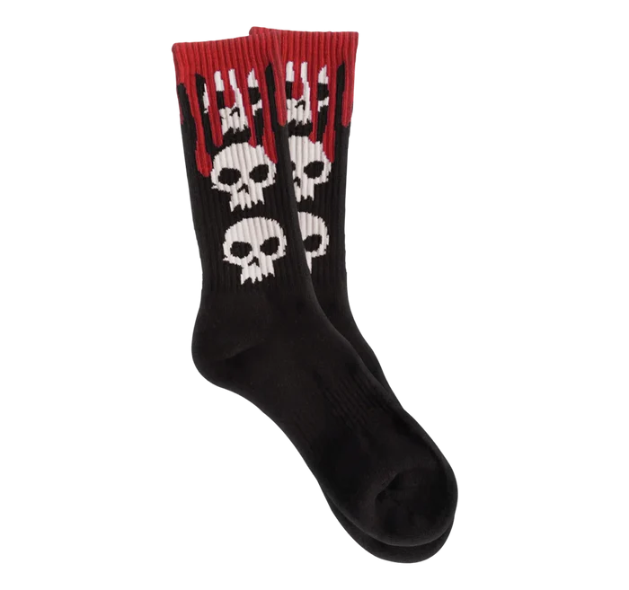 ZERO 3 SKULL BLOOD SOCKS