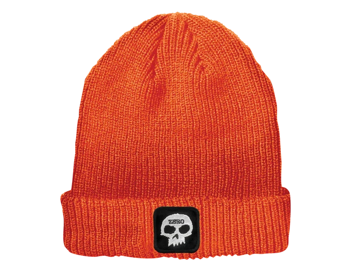ZERO SINGLE SKULL PATCH BEANIE